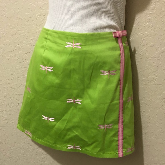 Lilly Pulitzer Dresses & Skirts - Lilly Pulitzer Green Dragonfly Skort Size 6